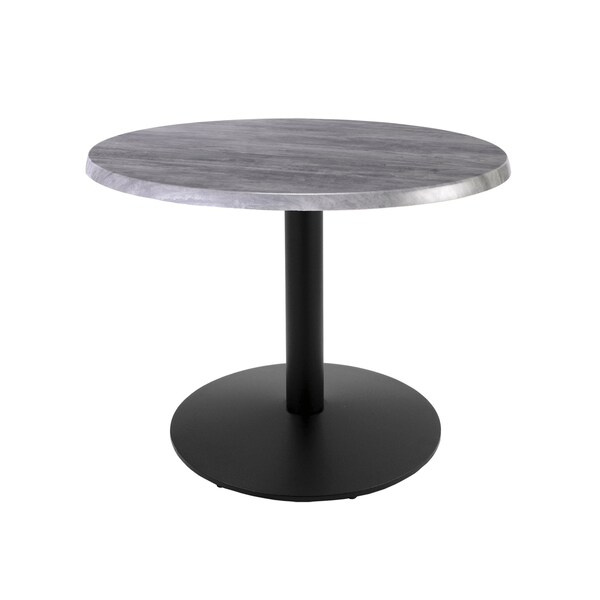 30" Tall In/Outdoor All-Season Table, 30" dia. Greystone Top